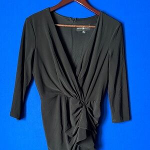 Black Draped Dress 60”